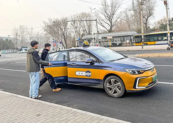 Taxies in Beijing